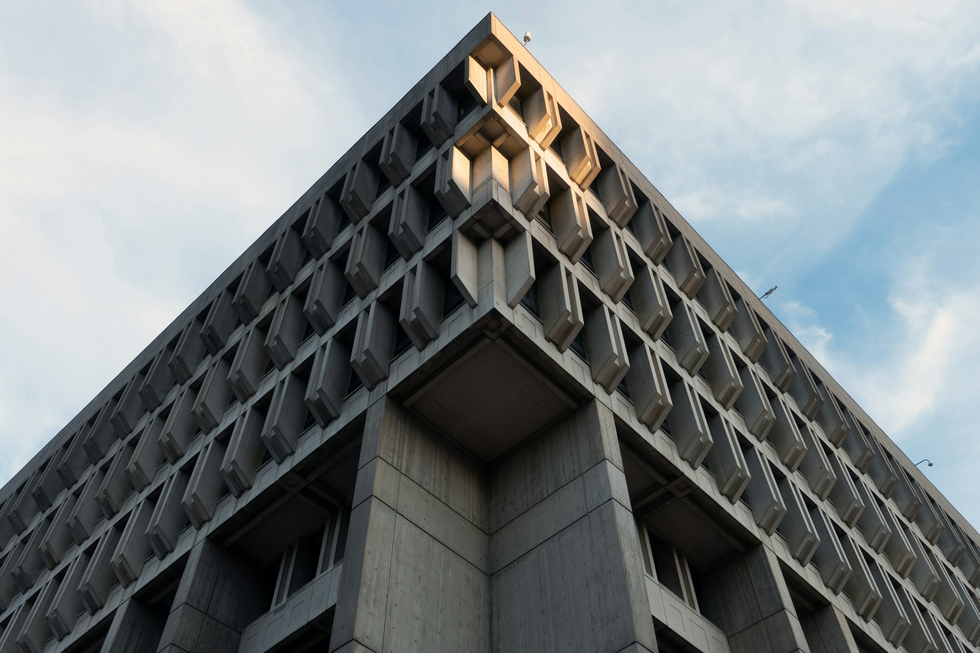 Estructura de hormigón, geometría industrial